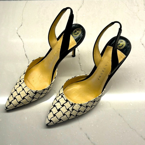 Ivanka Trump herringbone slingback pumps - Picture 2 of 9